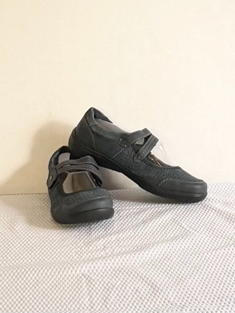 Earth Origins Blue Suede ‘Mary Jane’ Paxton Shoes Size 7 1/2
